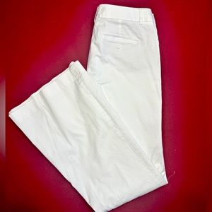Express casual white flare chino pants